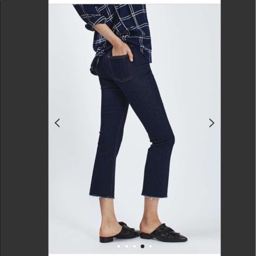 TOPSHOP Moto Tally Crop Flare Jeans Size 28